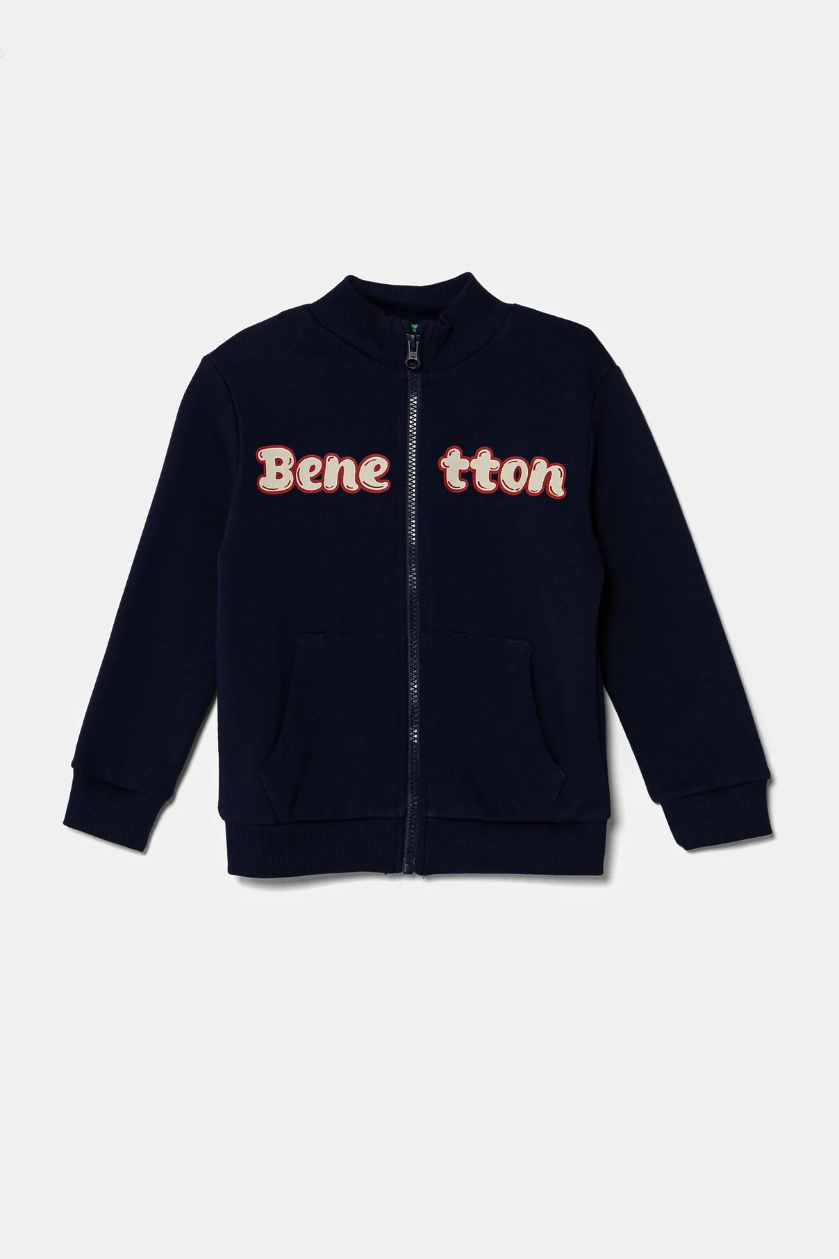 

Детская хлопковая толстовка United Colors Of Benetton, темно-синий