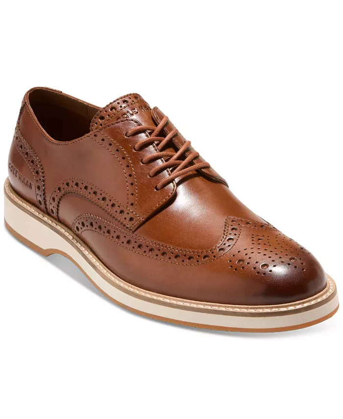 

Мужские оксфорды Morse Grand Wingtip Cole Haan, коричневый