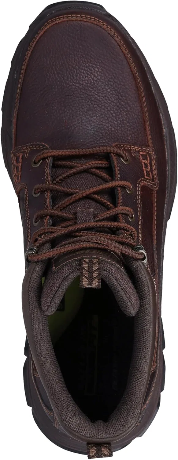 Мужские ботинки Skechers Respected Boswell отличаются превосходным качеством, коричневый — фото 4