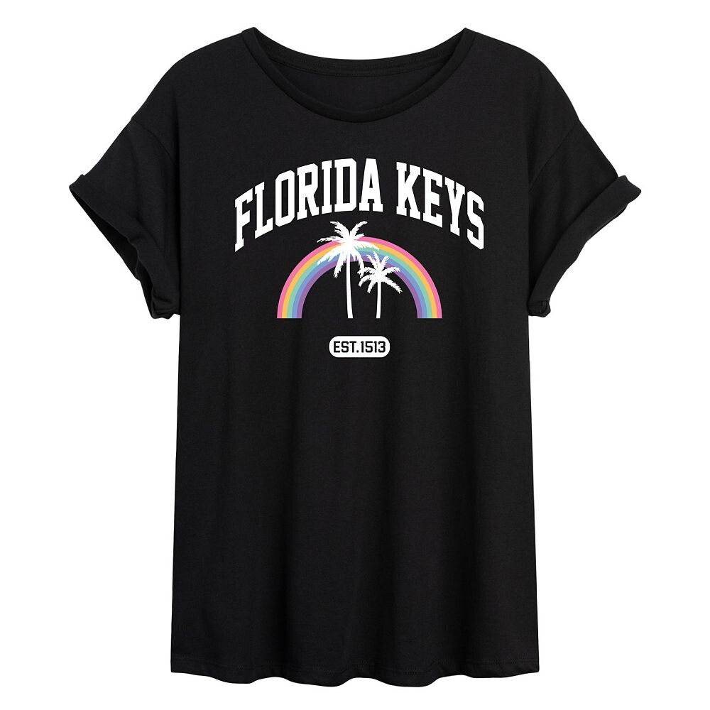 

Струящаяся футболка Florida Keys для юниоров Licensed Character, черный