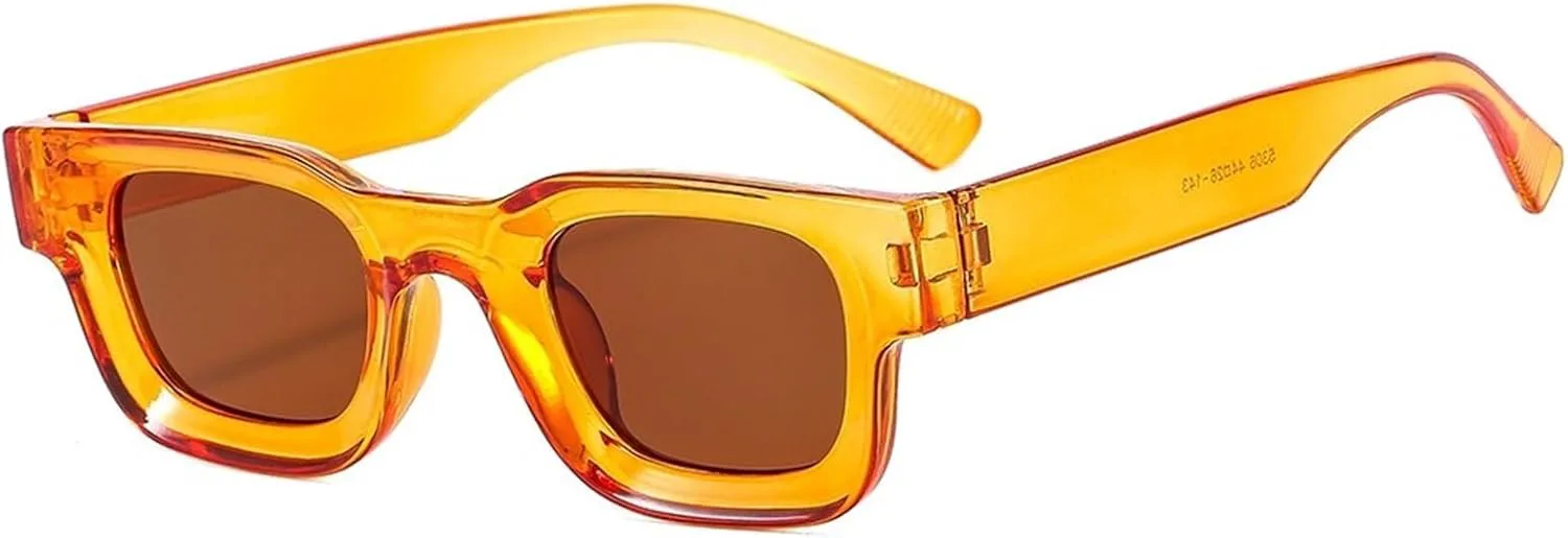 

Солнцезащитные очки для мужчин в маленькой оправе для активного отдыха на природе, отпуска, шопинга, вечеринок, а также женские солнцезащитные очки Generic, Brown