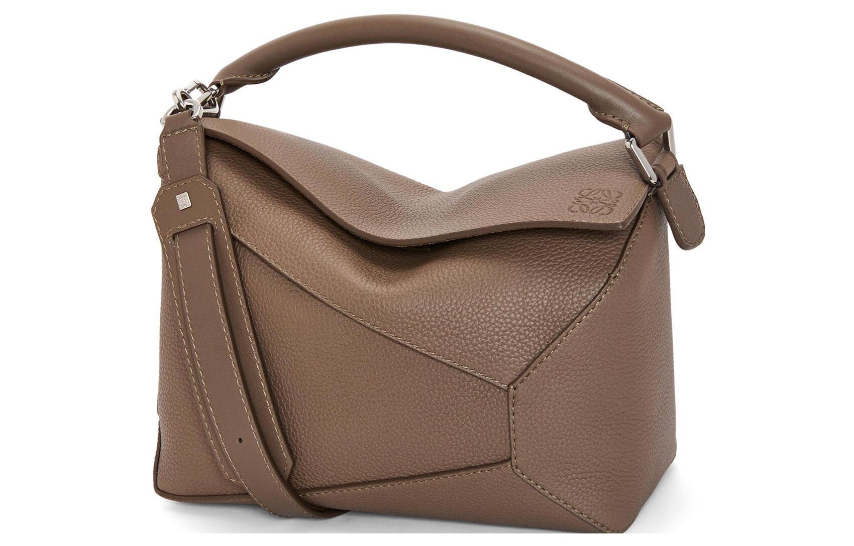 

LOEWE Кожаная сумка через плечо, мужская, коричневого цвета, небольшого размера