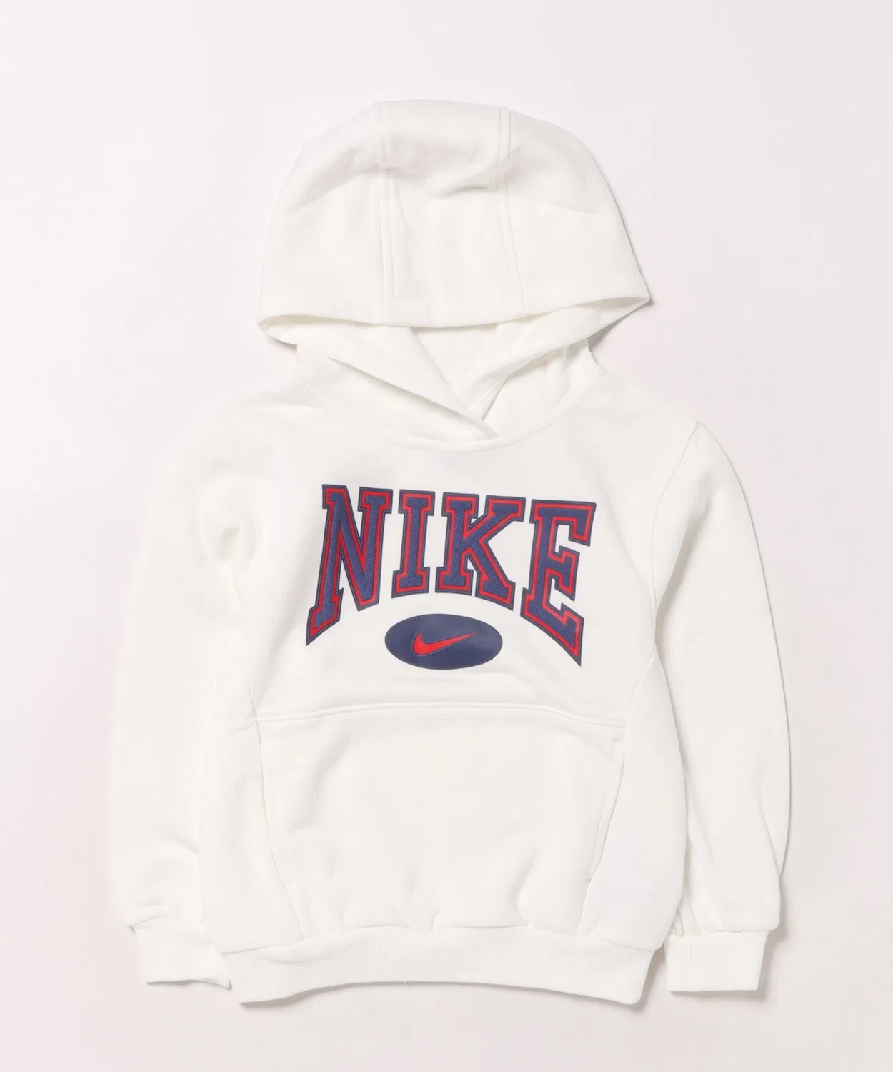 Свитшот с капюшоном Nike с логотипом, детский, белый