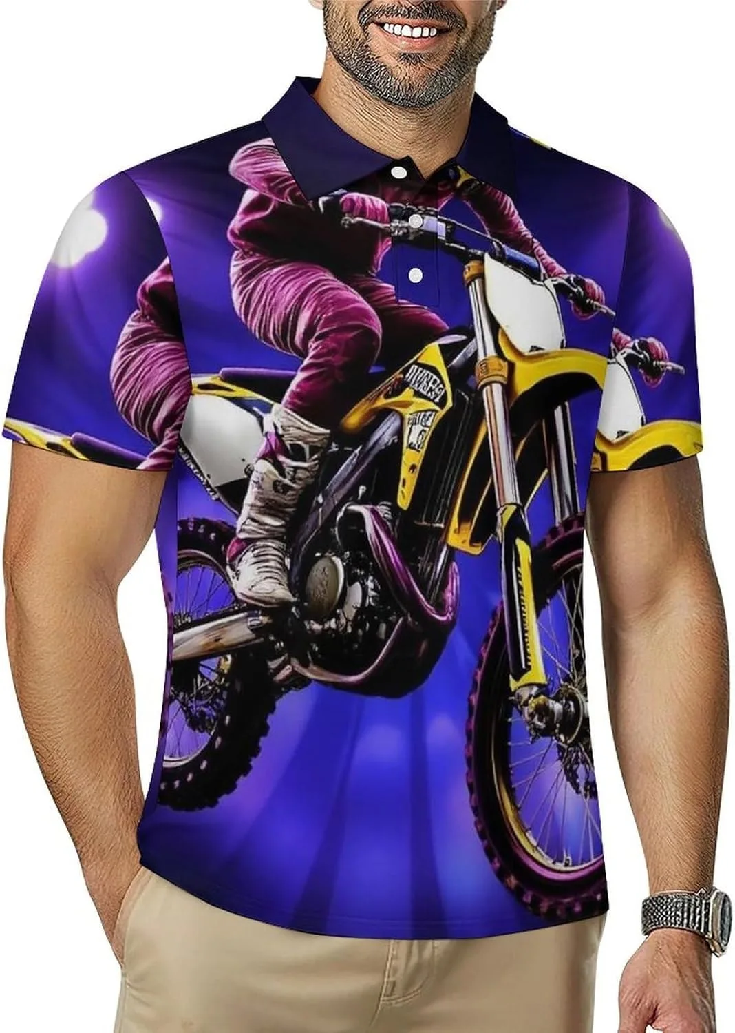 

Мужская футболка для гольфа с влагоотводящим эффектом Meaudiwes