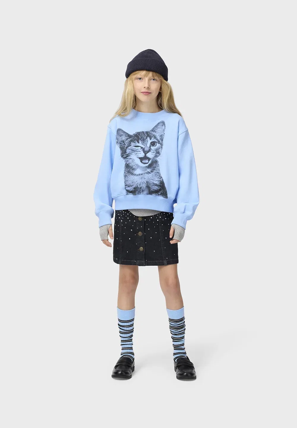 Мардж - толстовка Molo, Blue Kitten
