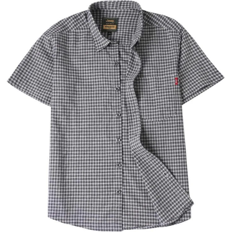 Детская рубашка с длинным рукавом JEEP SPIRIT, Blue Plaid