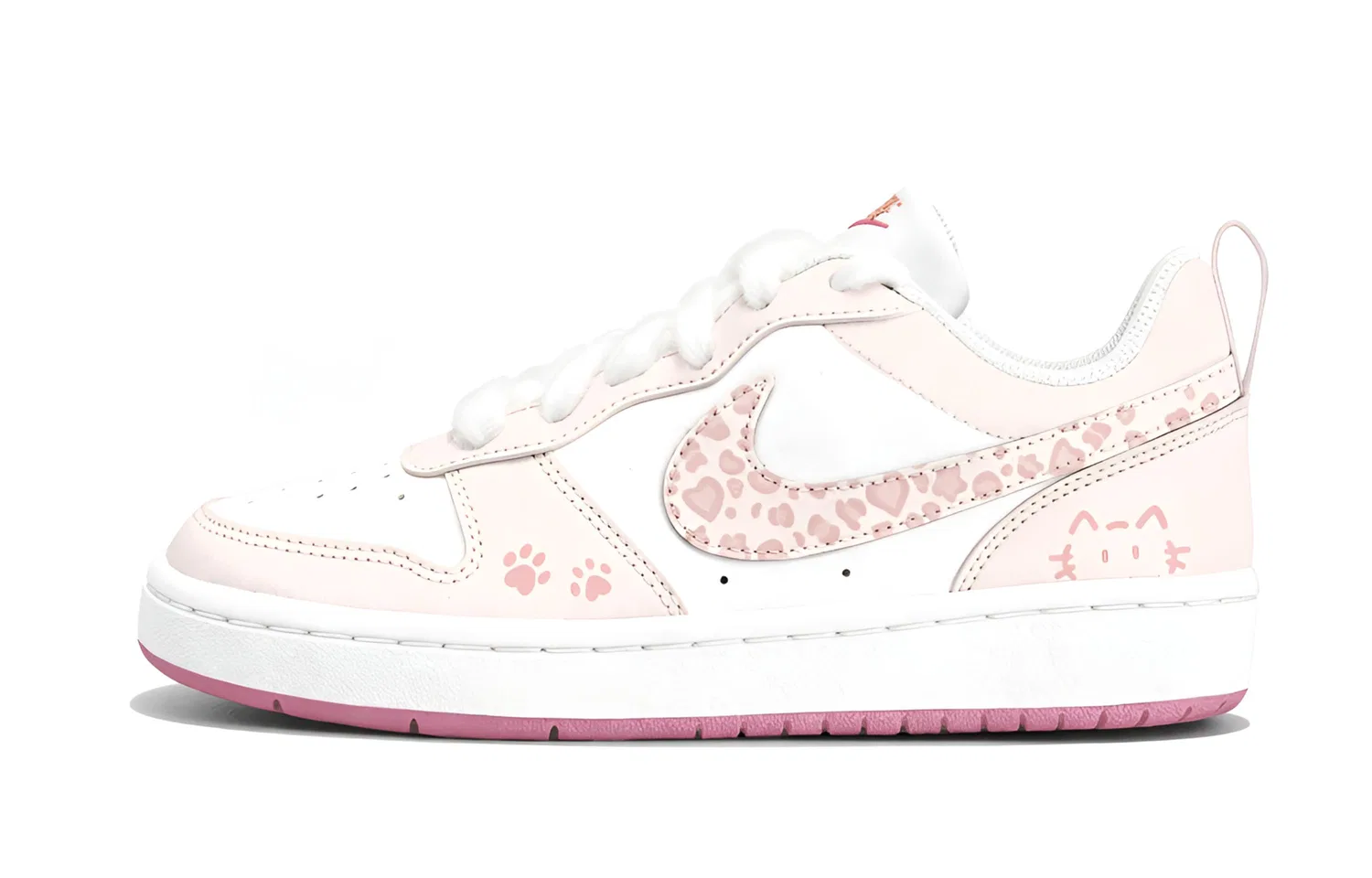 Детские кеды Nike Court Borough с низким верхом, Pink