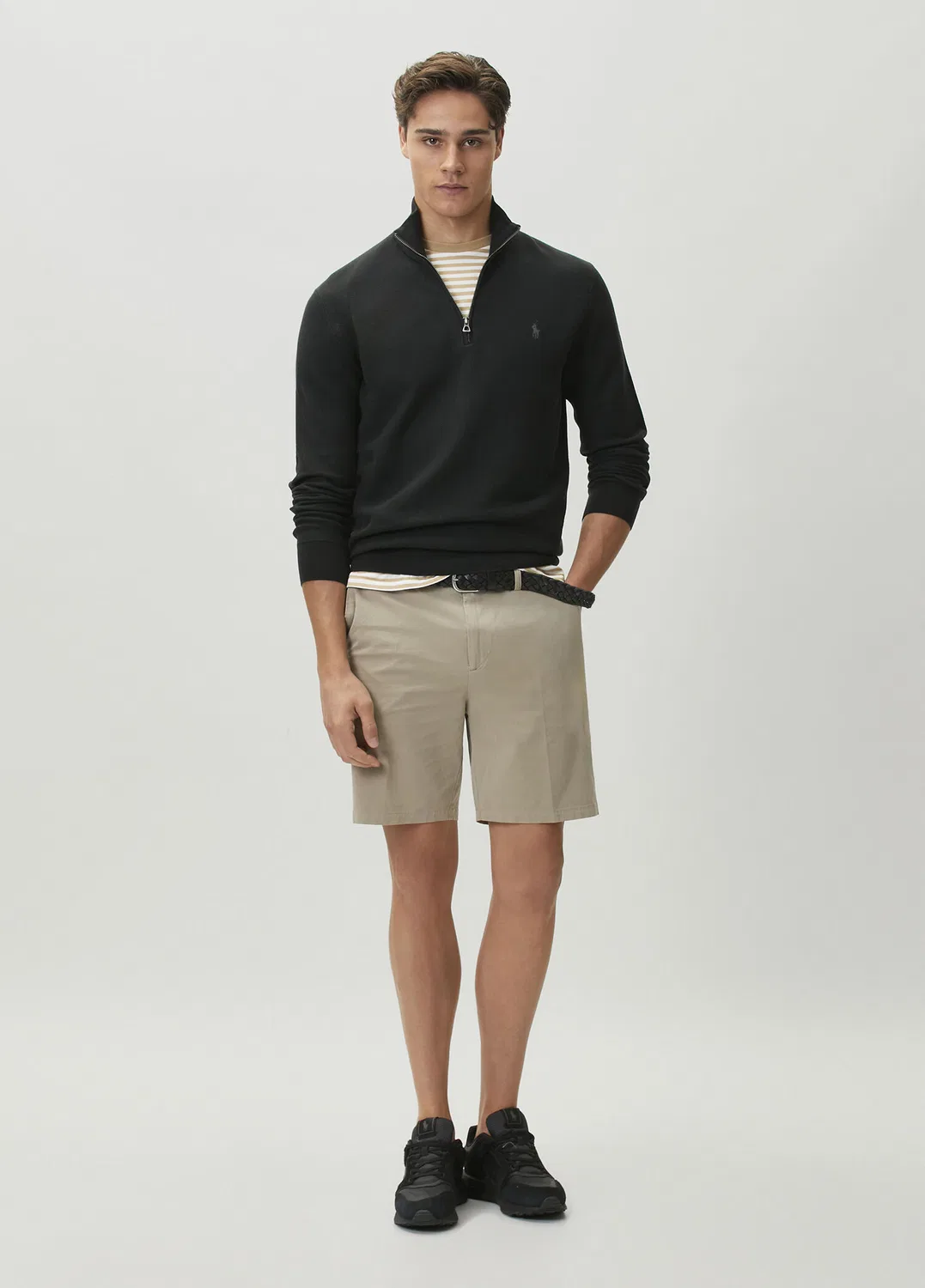 Свитшот с молнией Polo Ralph Lauren, black — фото 2