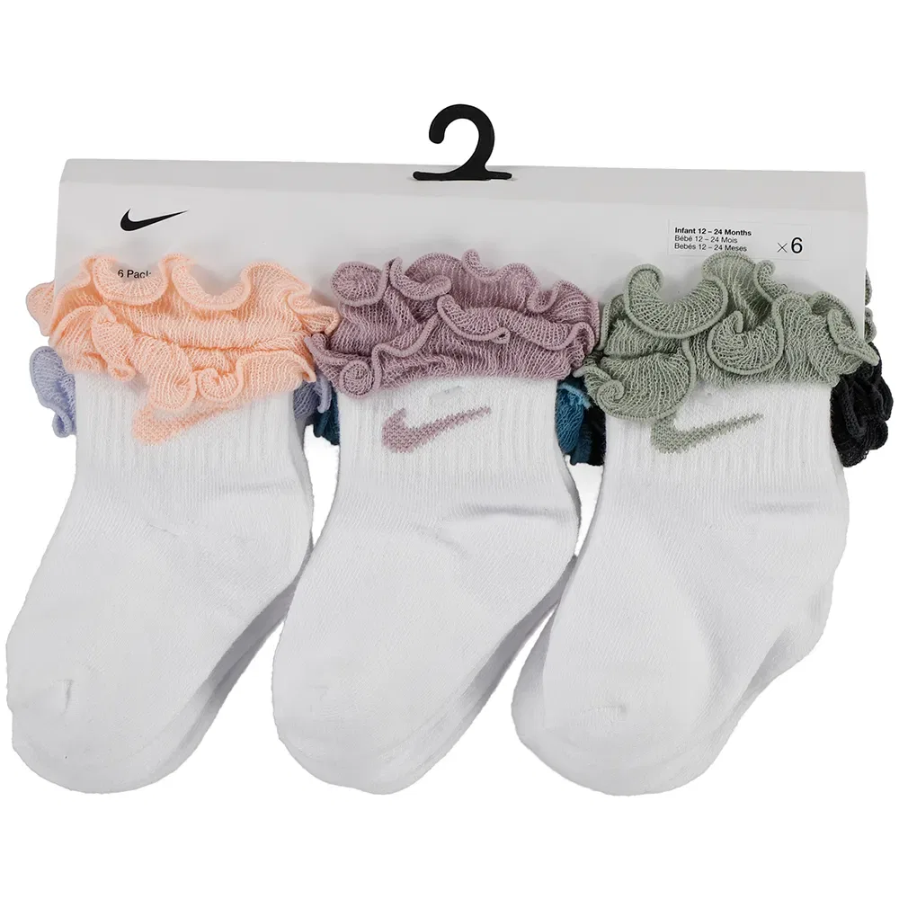 Носки Nike Ruffle 6 пар, белый — фото 3