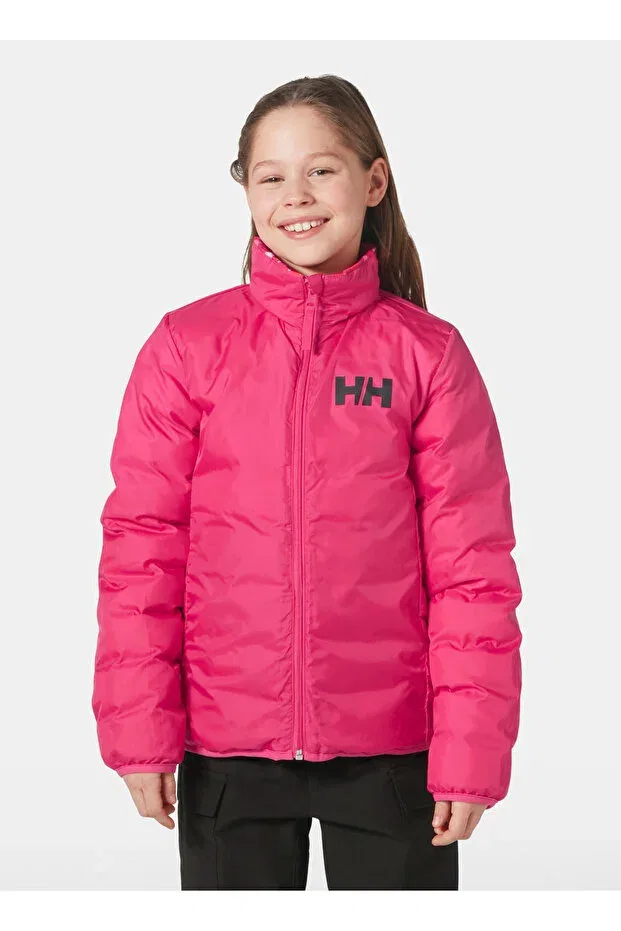 Детское пальто для девочек с камуфляжным принтом Helly Hansen, Dragon Fruit
