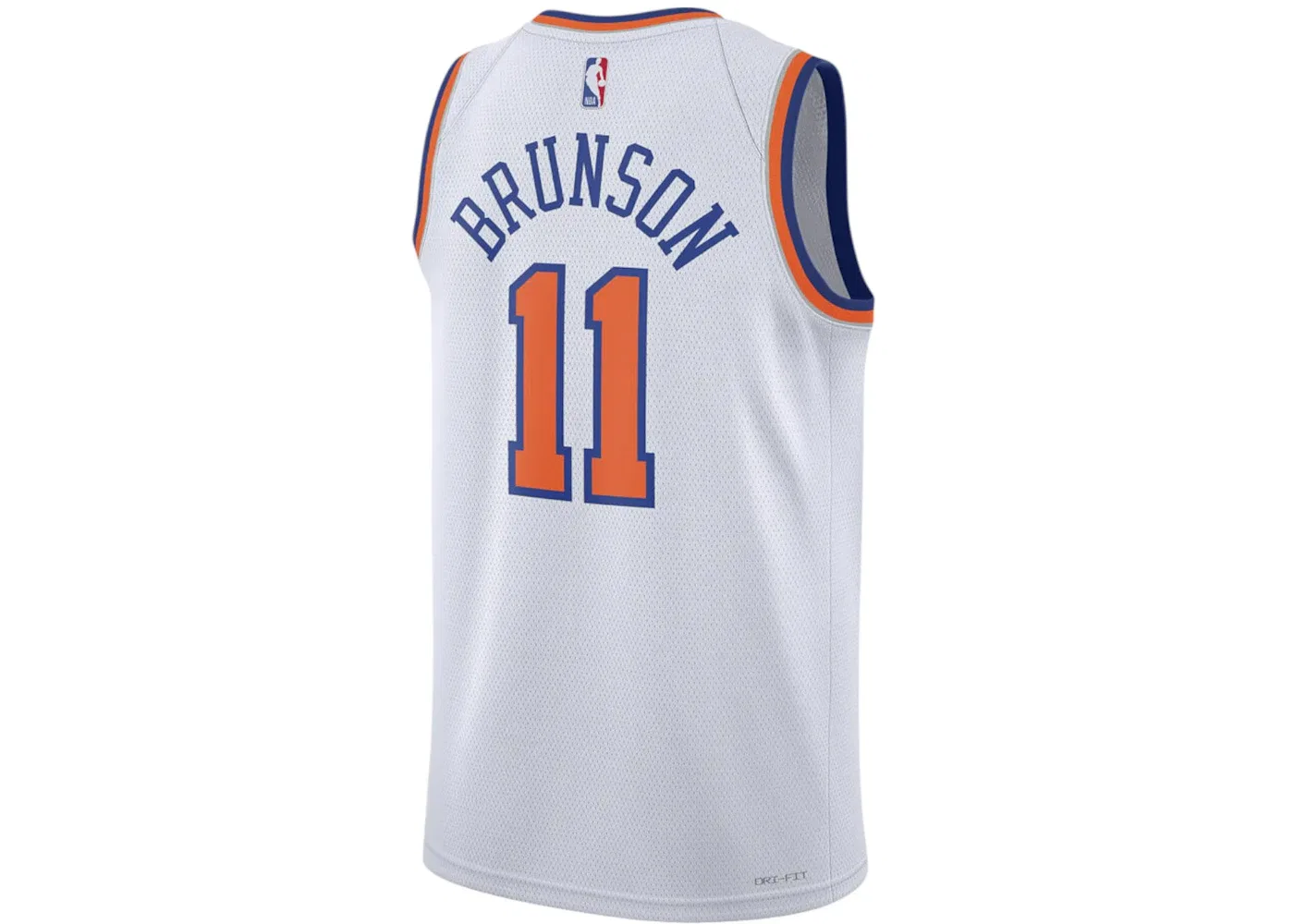 Мужская футболка с принтом Nike Jalen Brunson Association Edition, White/Blue — фото 2