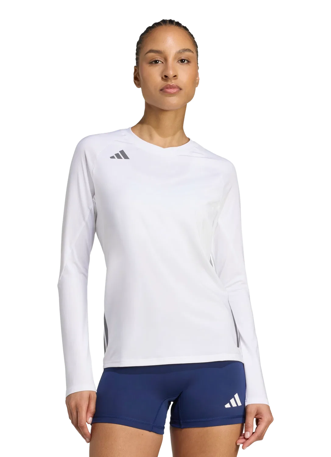 Женская длинная футболка HILO Adidas, белый — фото 2