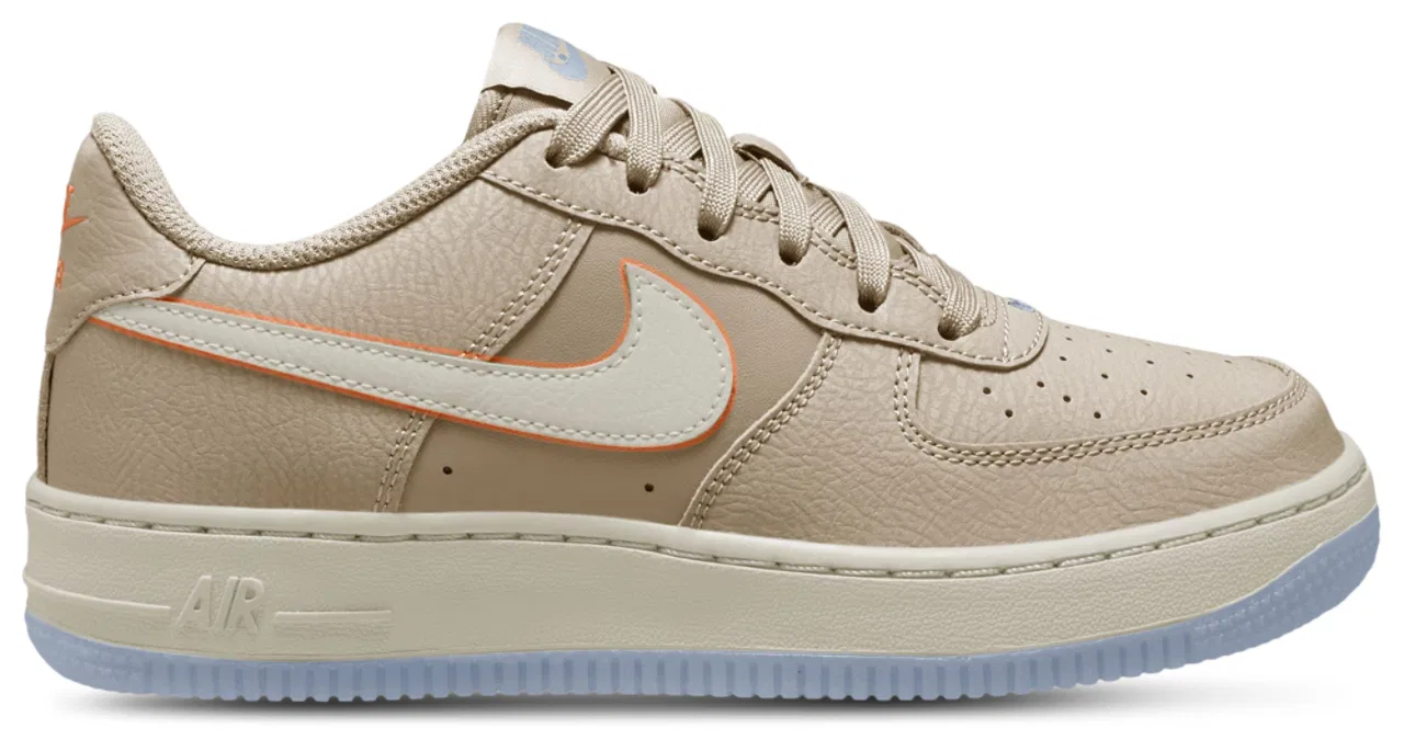 Кроссовки для мальчиков Air Force 1 SE Nike, цвет Orange Pulse/Orewood Brown/Phantom
