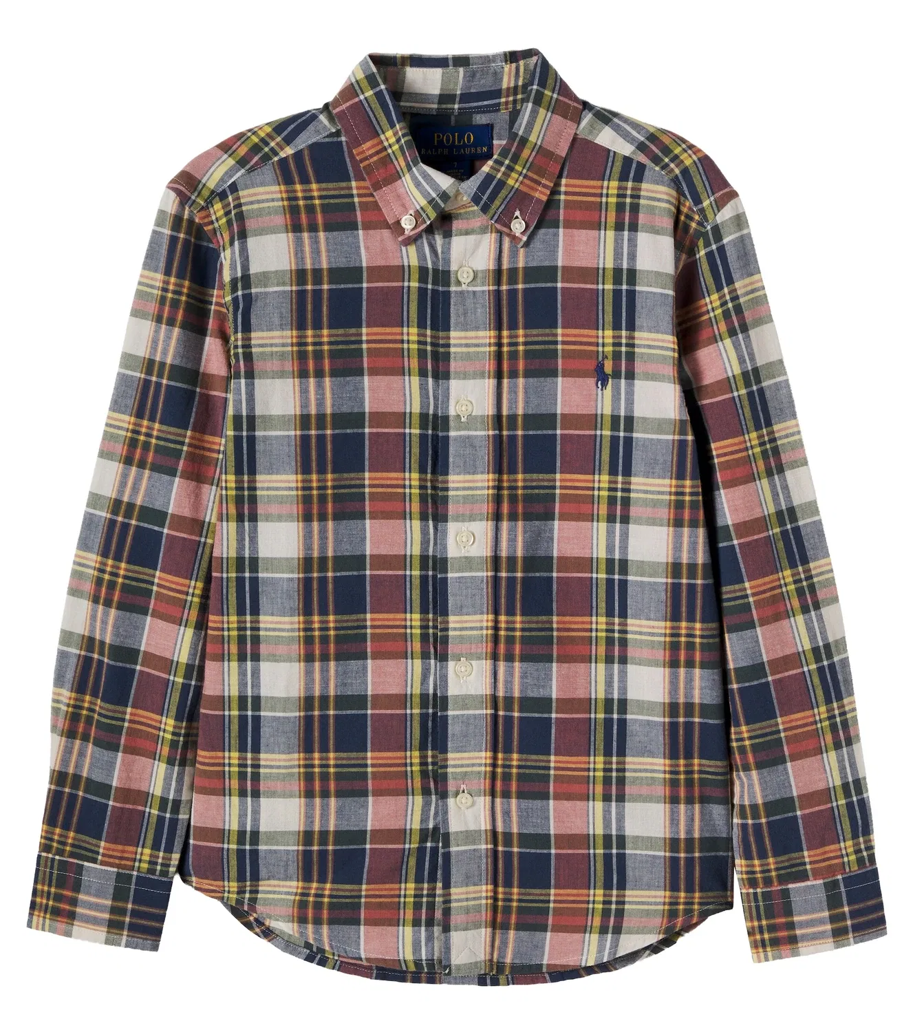 Рубашка в клетку Polo Ralph Lauren Kids, мультиколор