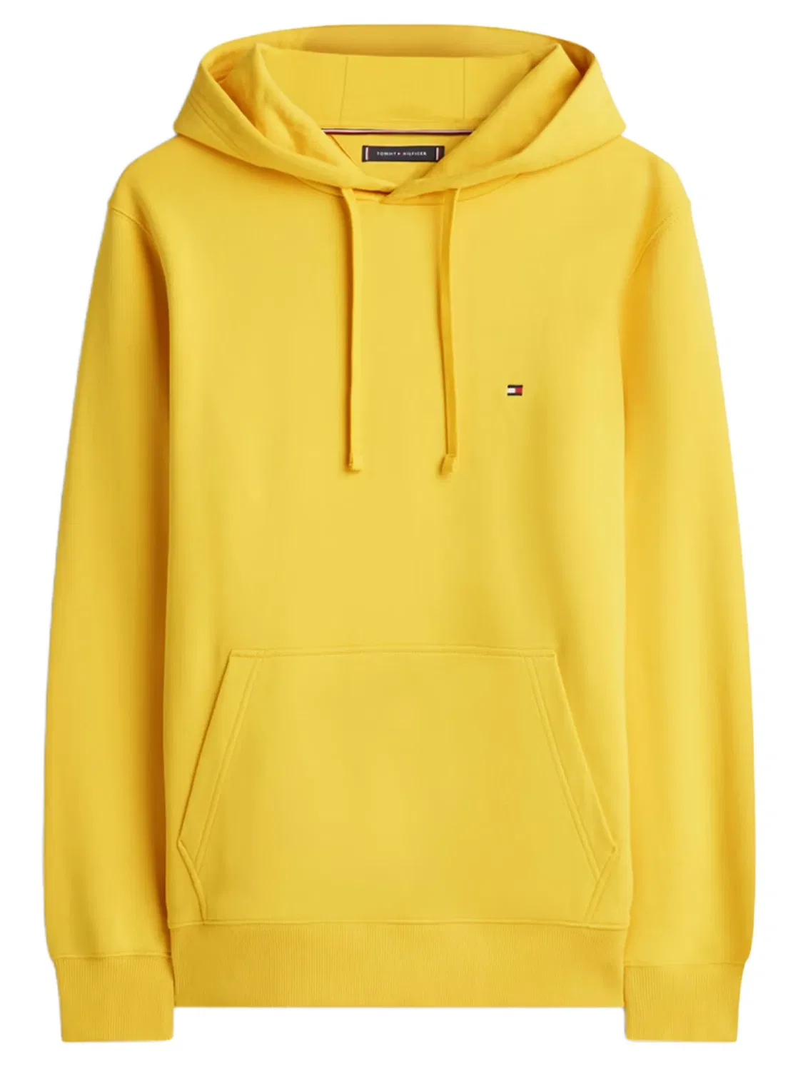 Хлопковая толстовка с вышитым логотипом Tommy Hilfiger, желтый — фото 2