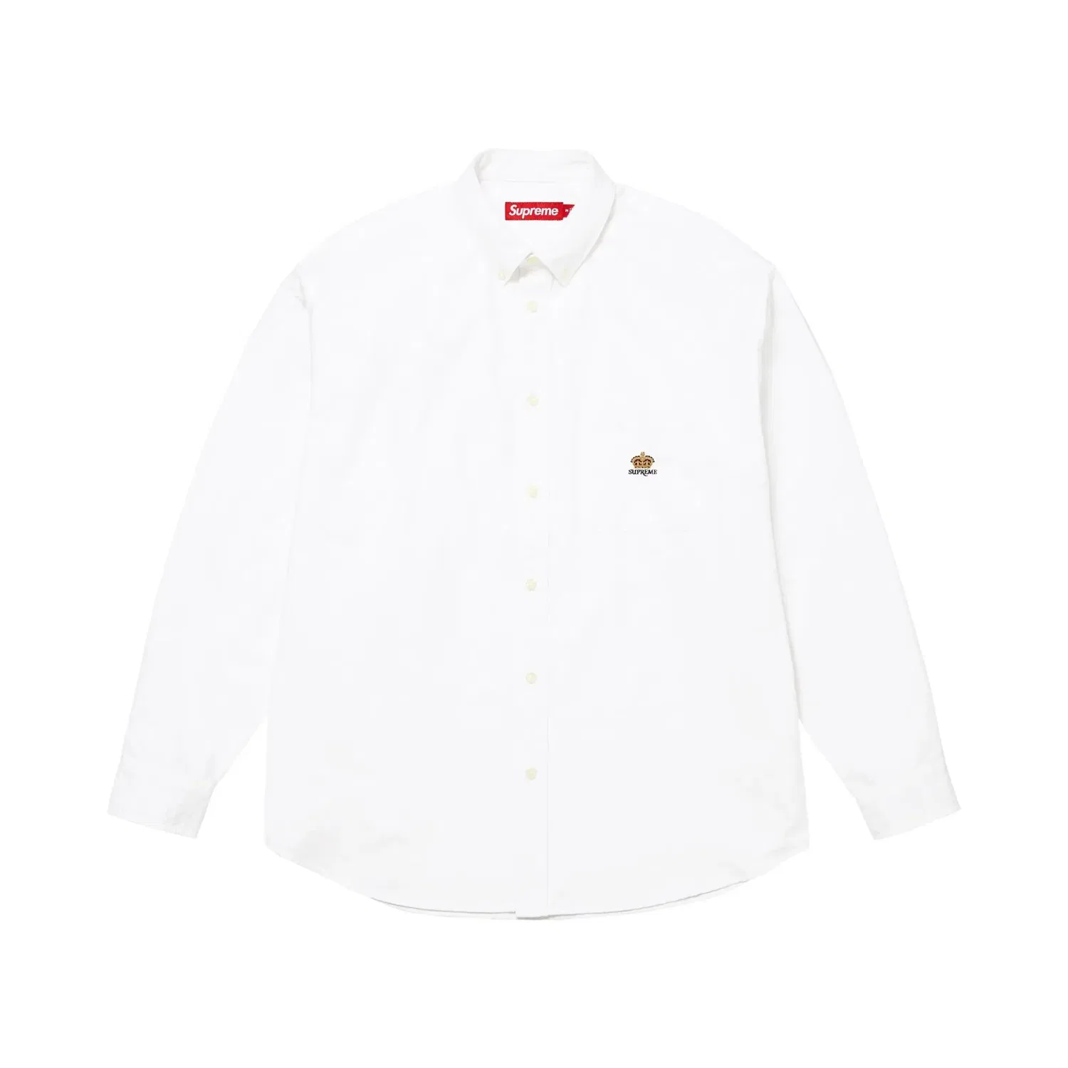 Рубашка свободного кроя Oxford Supreme, White