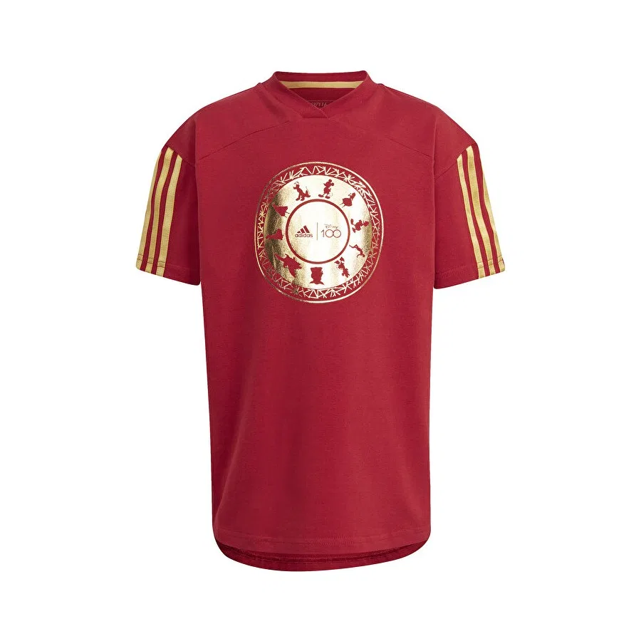 Детская футболка с принтом Lk Dy 100 T IN7306 adidas, Красный