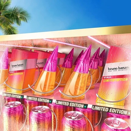 Туалетная вода для женщин Bruno Banani Woman Limited Edition 2021, 40 мл, спрей в стеклянной бутылке — фото 3
