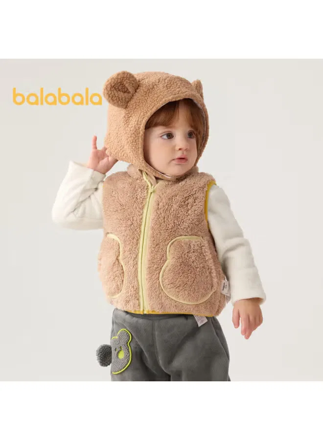 Жилет утепленный детский из кораллового флиса 209425101204 Balabala — фото 4