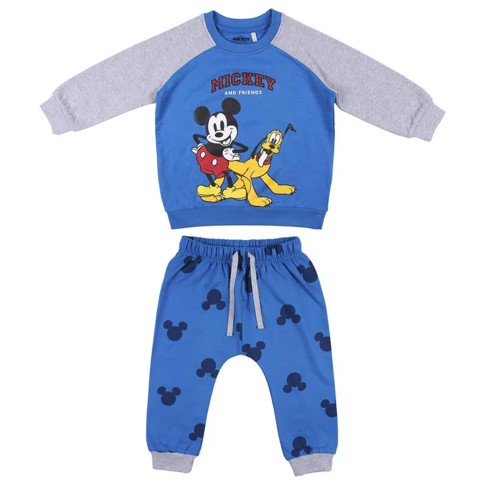 Детский спортивный костюм с принтом Disney Mickey Mouse Trainingsanzug, Mini Mouse, Цвет: BLAU