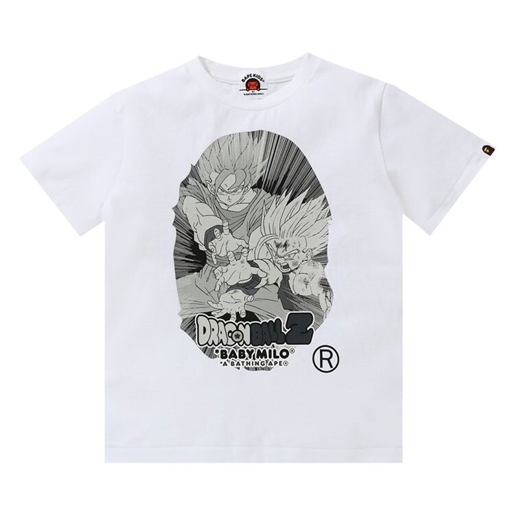 

Футболка BAPE x Dragon Ball Z Big Ape Head Tee 'White', белый