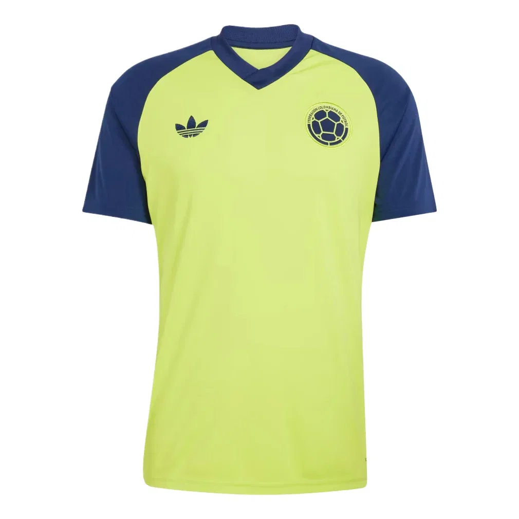 Мужская футболка Colombia 26 Away Pre-Match Jersey Adidas, желтый