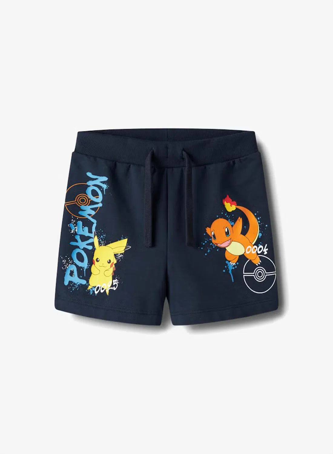 Шорты на кулиске с принтом Pokemon Name It, темно-синий — фото 3