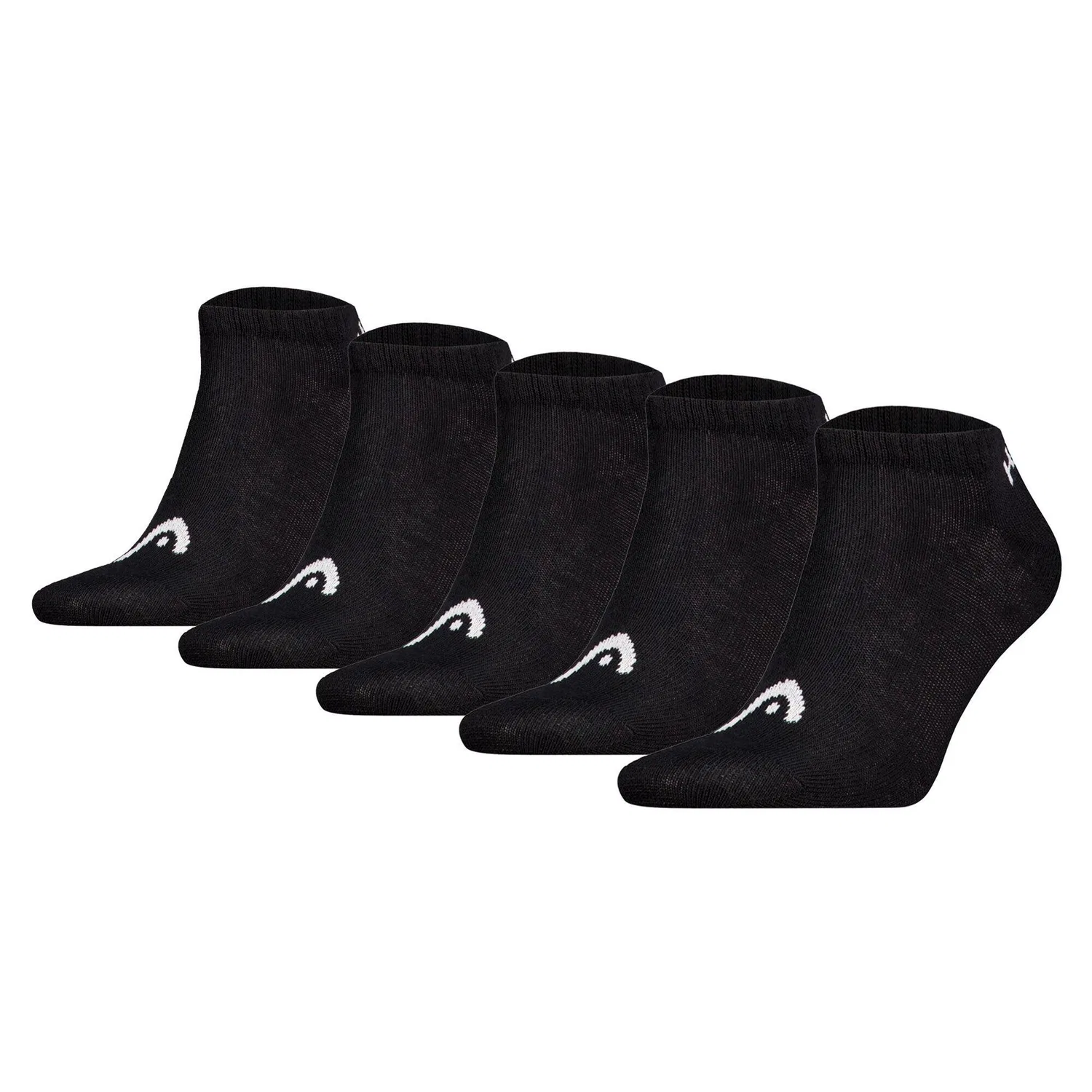 Детские носки-слипоны с принтом Head Elements All Sports Sneaker 5P, Schwarz