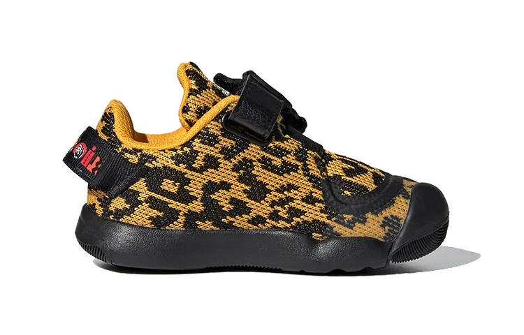 Детские кроссовки для малышей с принтом Activeplay Summer.Rdy Low Top Adidas, Black Yellow — фото 3