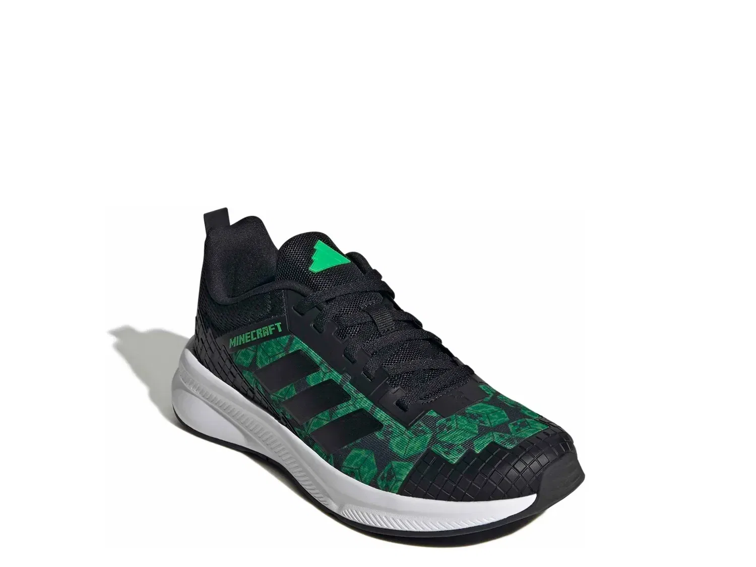 Кроссовки Minecraft Fortarun 4.0, adidas, черный/зеленый