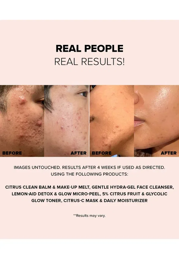 Набор для ухода за кожей 3-шаговый Citrus Skin Renewal Nudestix 60 мл — фото 3