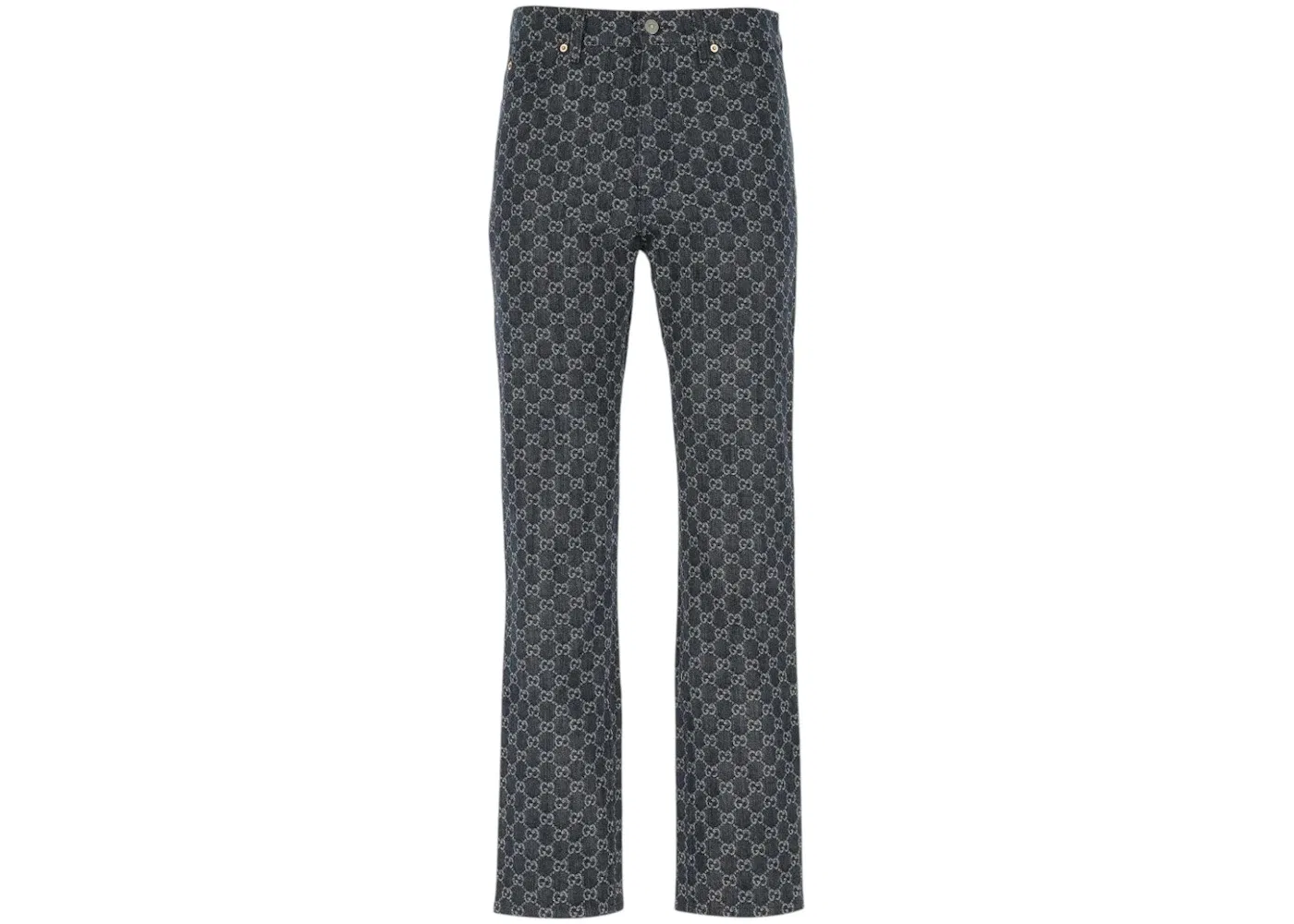 Мужские джинсы с монограмой Gucci, Blue