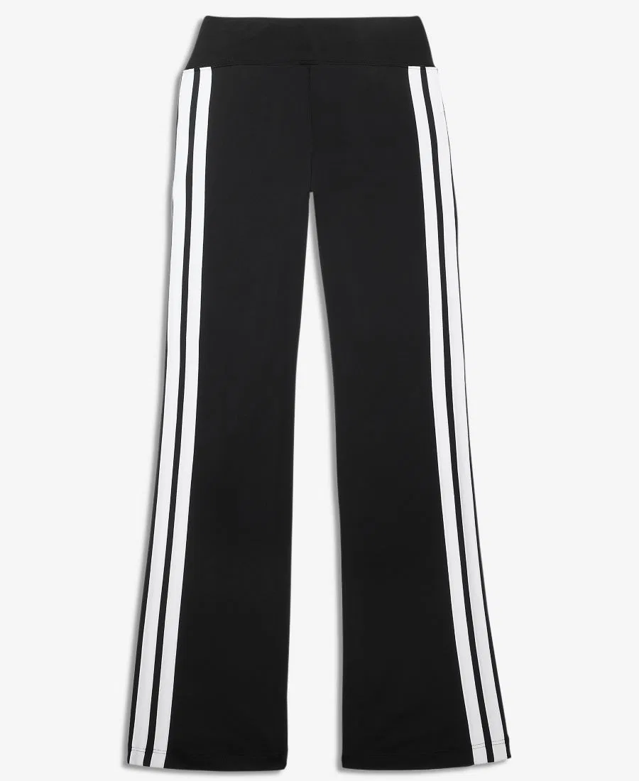 Брюки-клеш с заниженной посадкой, с контрастными лампасами adidas, Black — фото 3