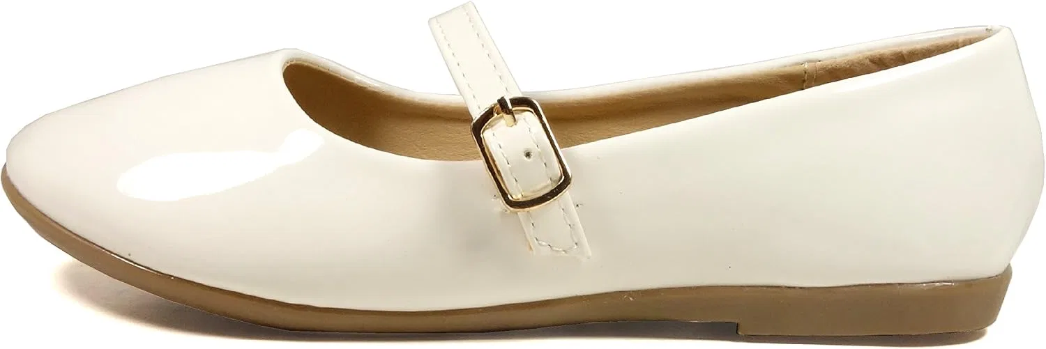 Детские туфли-балетки для девочек с бантом Nova Utopia Nova Footwear, White — фото 2