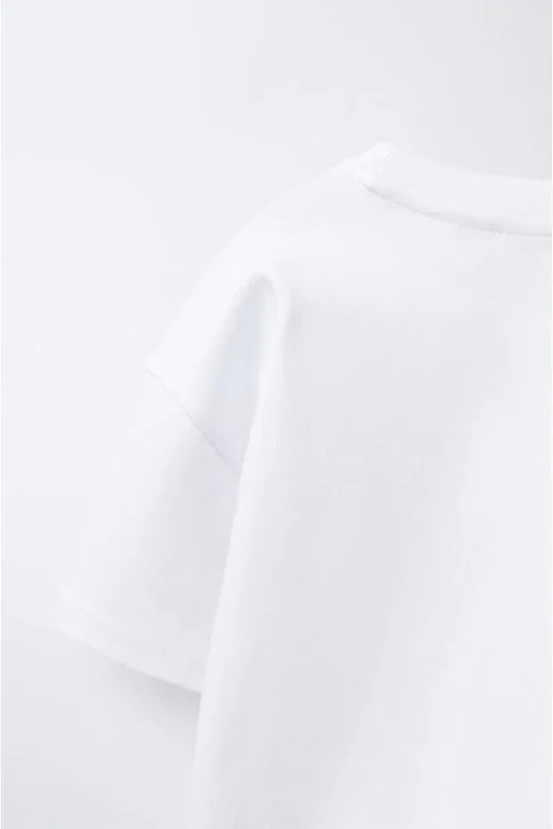 Детская футболка с принтом Astro bot Fasardi, White — фото 4