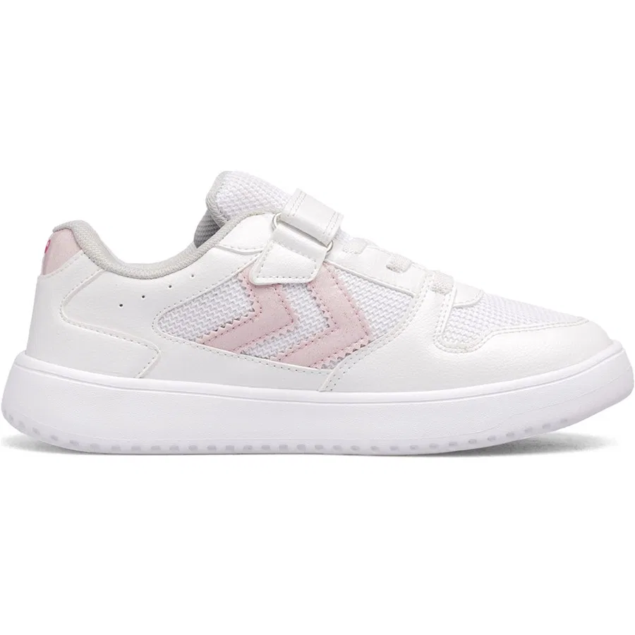 Детские кроссовки с белым верхом Kayno Sm Jr Hummel, Белый — фото 2