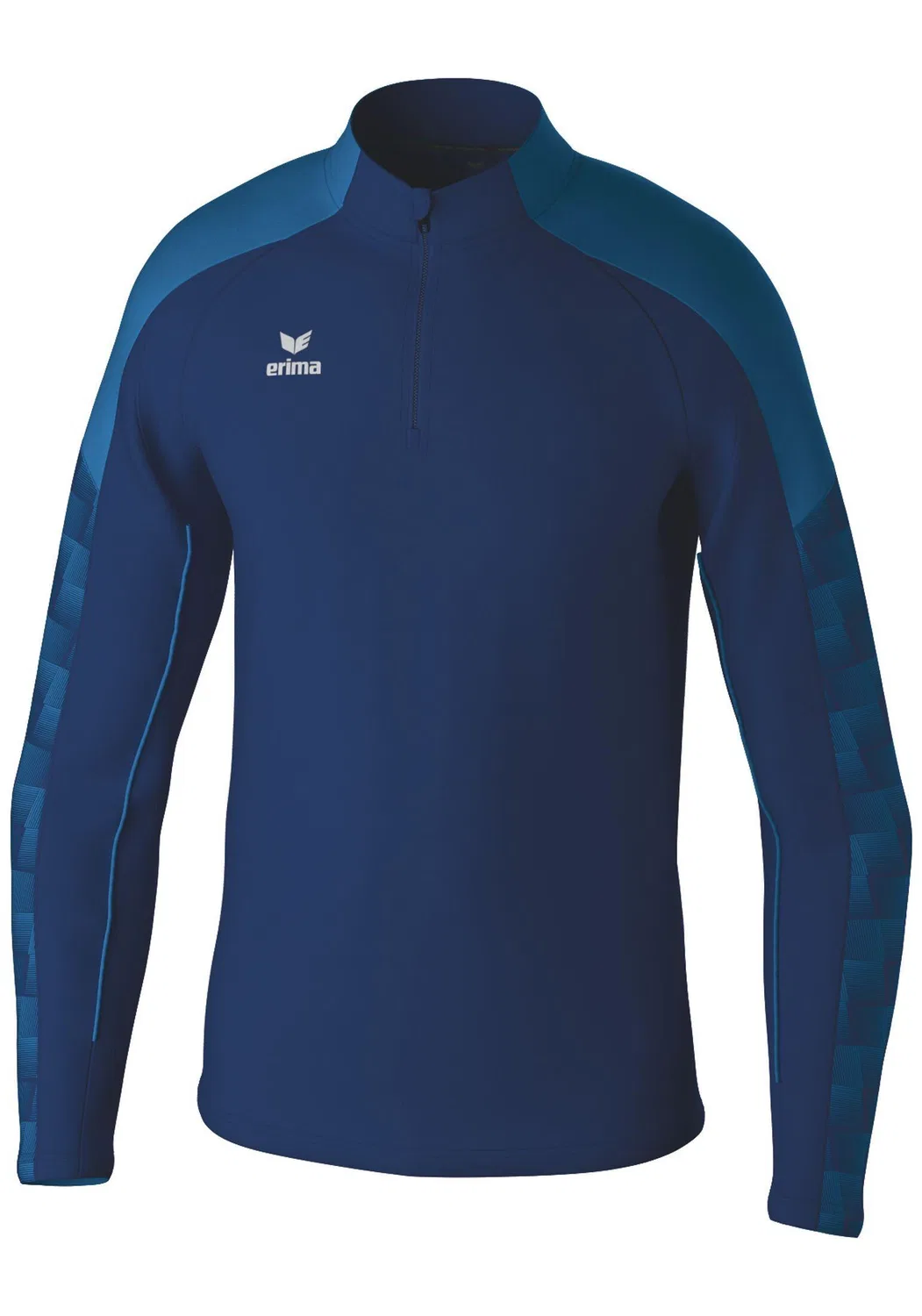 Детский тренировочный топ с короткой молнией Evo Star Erima, Blau Navyblau