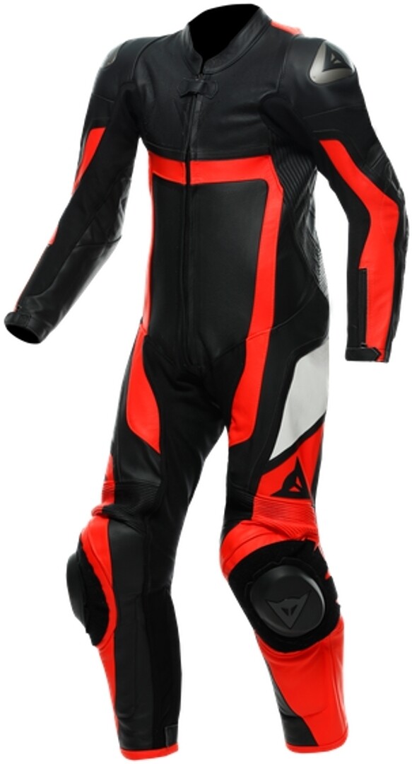 

Dainese Gen-Z Один кусок перфорированные Дети Кожаный костюм, черный/красный