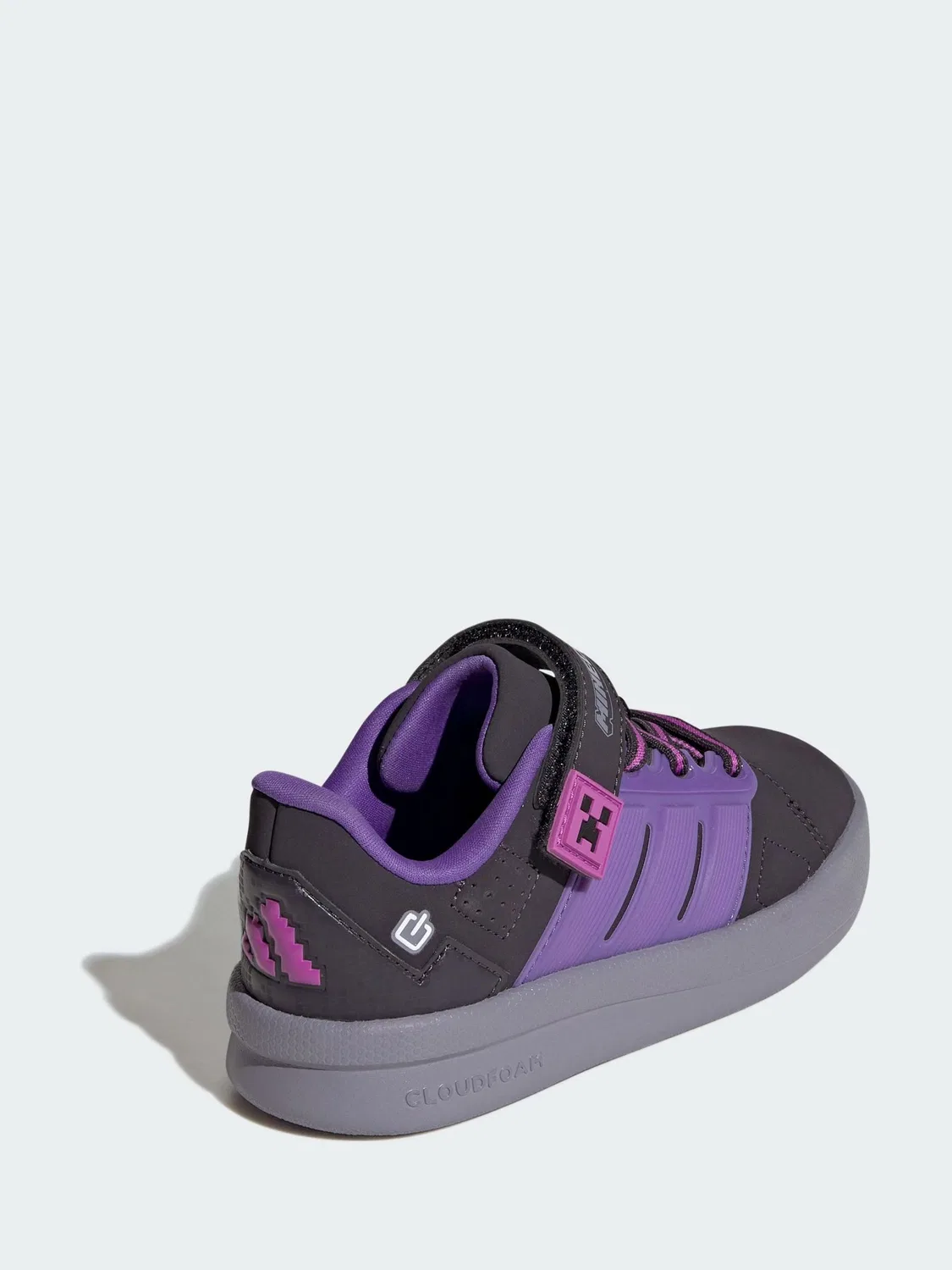 Кроссовки с LED-подсветкой Minecraft Lightorama adidas, фиолетовый — фото 2