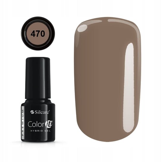 

Гибридный лак для ногтей, Color IT Premium 470, 6 г Silcare