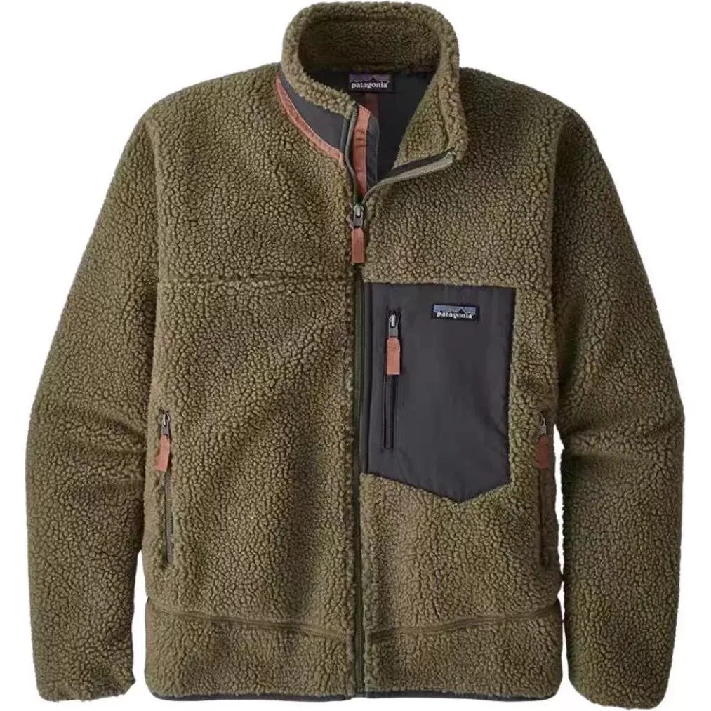 Мужское флисовое худи из флиса Classic Retro X Fleece Patagonia, Khaki/Sage Khaki
