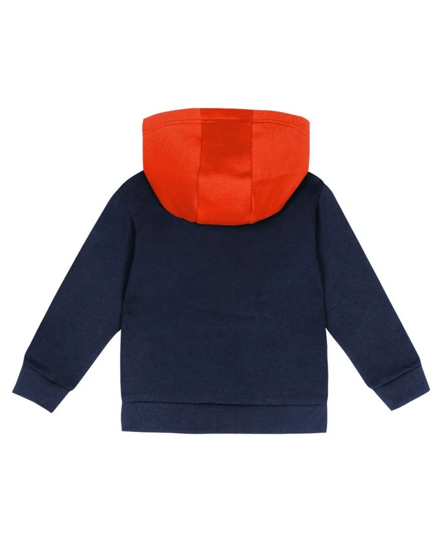 Детский комплект из худи и спортивных брюк с флисовой подкладкой Wind Up Pullover Hoodie and Sweatpants Set Outerstuff, Orange Navy — фото 3