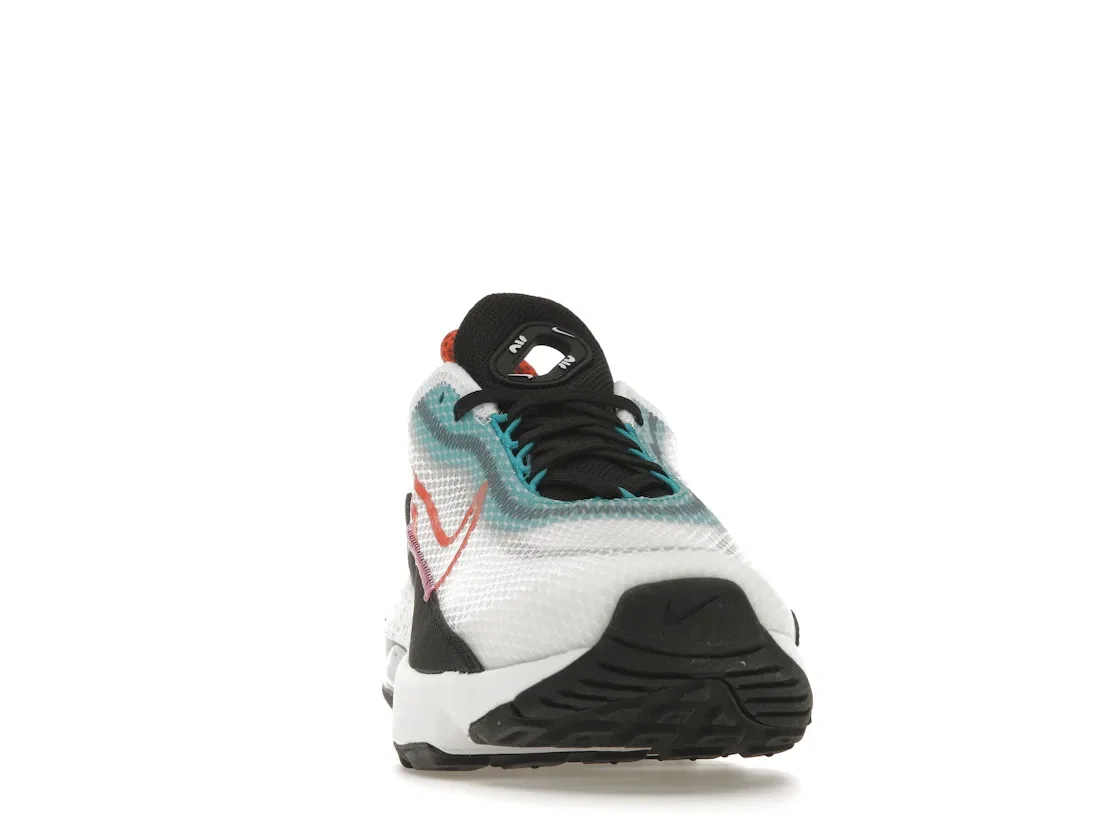 Детские кроссовки Lifestyle Nike Air Max 2090, White/Black/Aquamarine/Turf Orange — фото 2