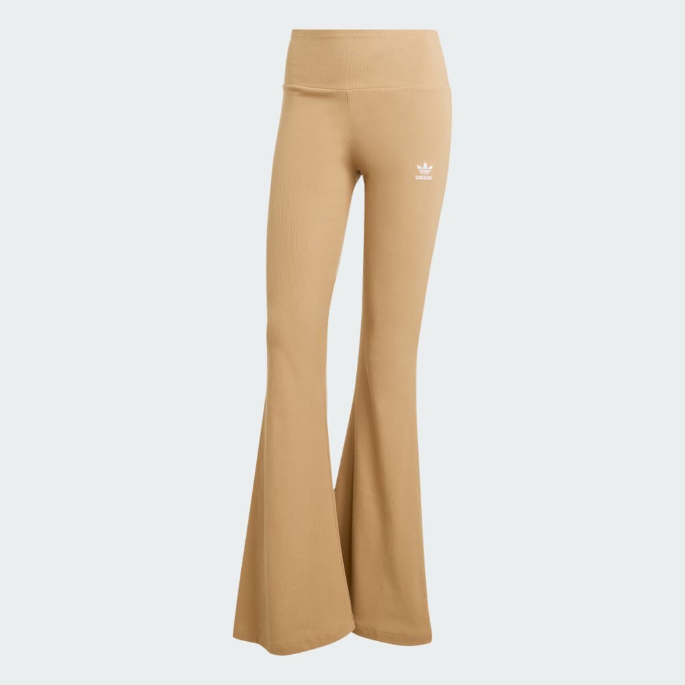 

Леггинсы Adidas Essentials Rib Flared, светло-коричневый