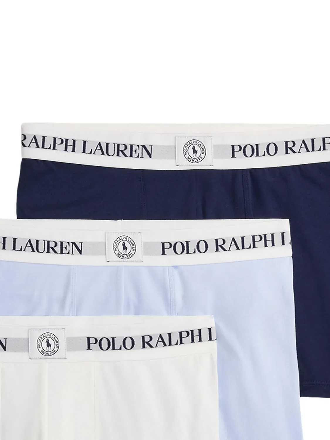 Боксеры с логотипом (упаковка из трех штук) Polo Ralph Lauren, белый — фото 2