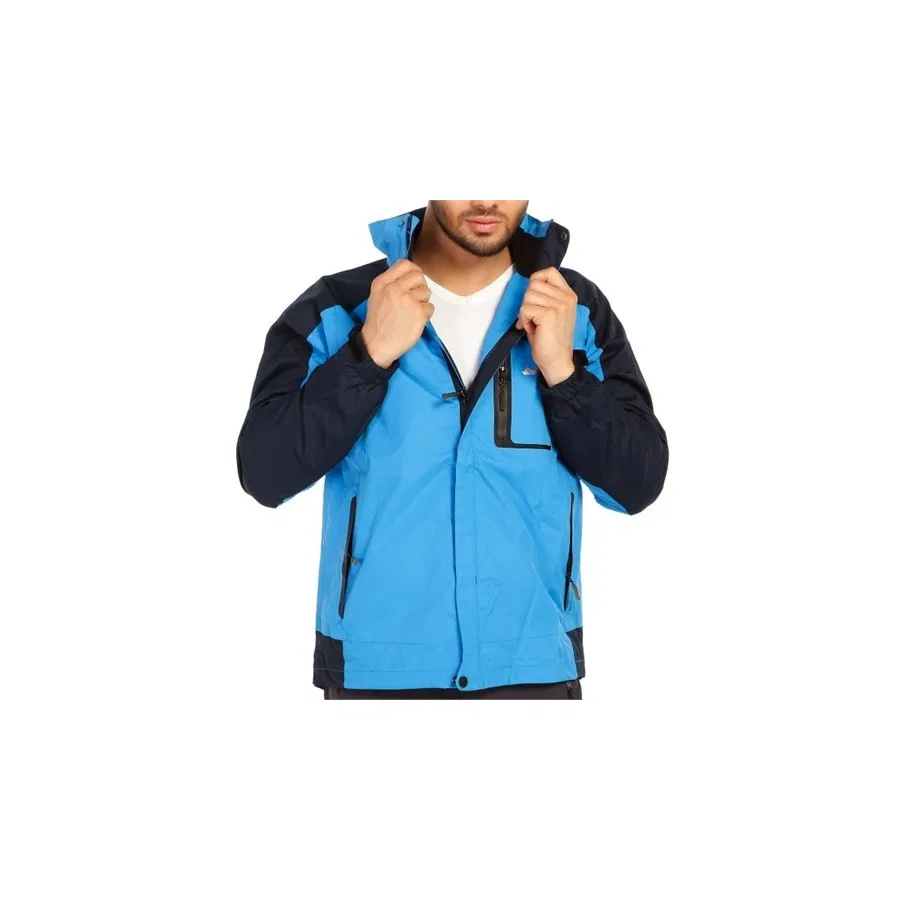 Детский дождевик с капюшоном, модель Windbreaker, AC, Синий