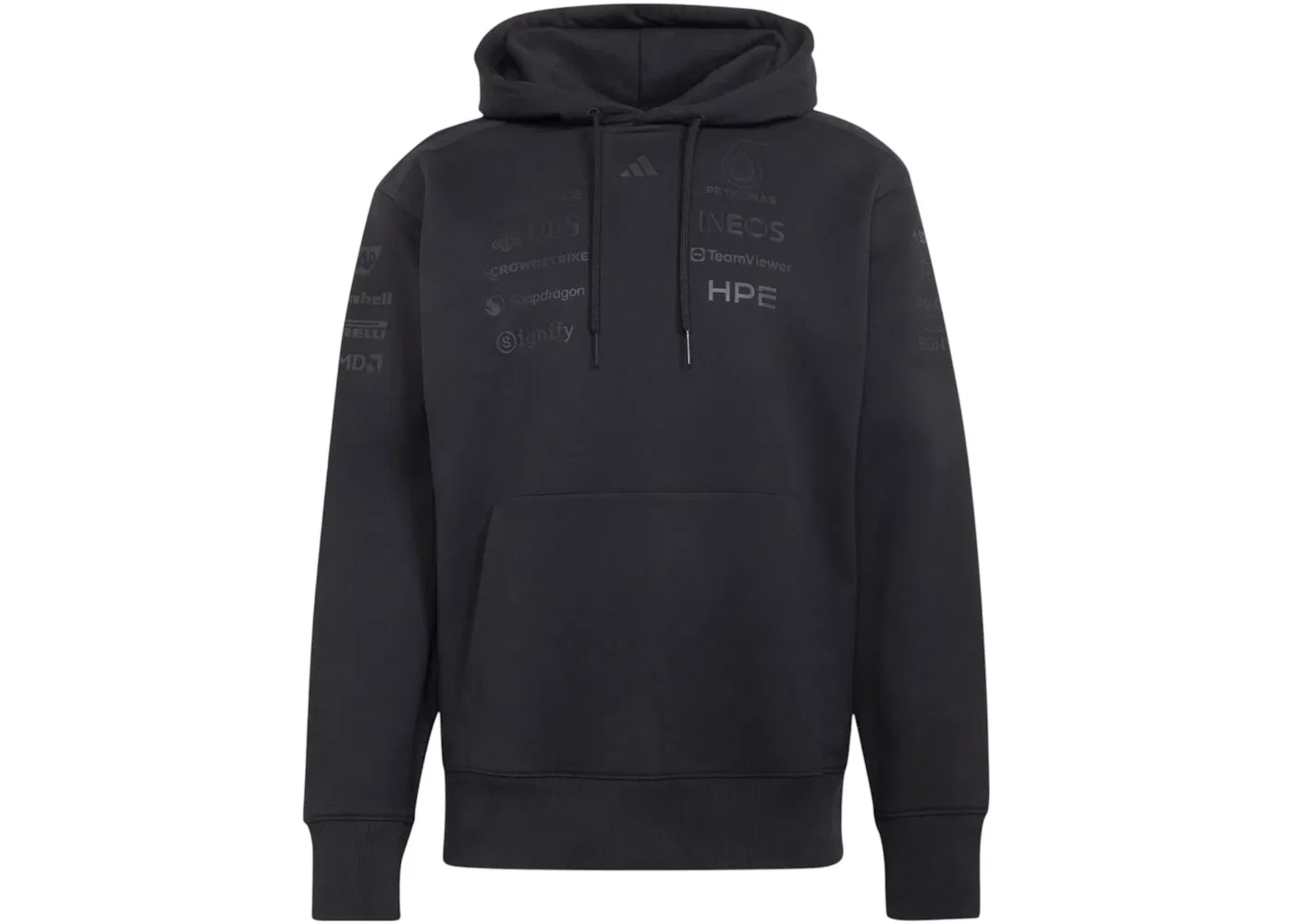 Детская худи Mercedes AMG Petronas Formula 1 Team Night Driver Adidas, Black