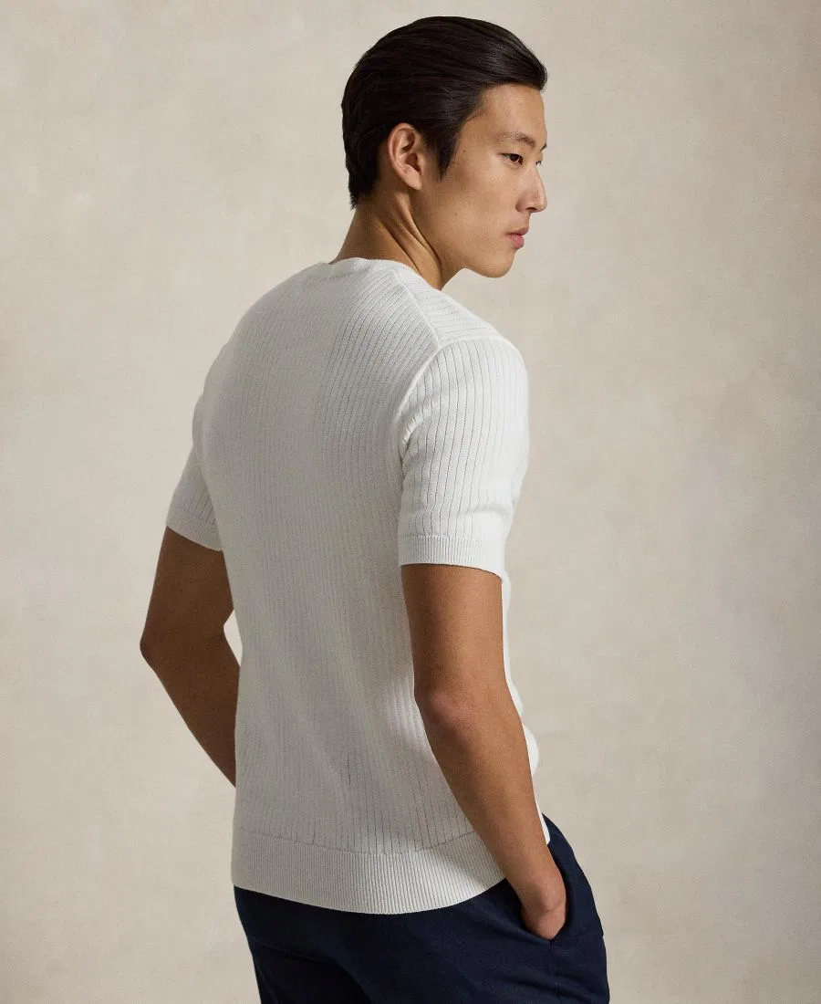 Свитер с круглым вырезом Polo Ralph Lauren, Deckwash White — фото 4