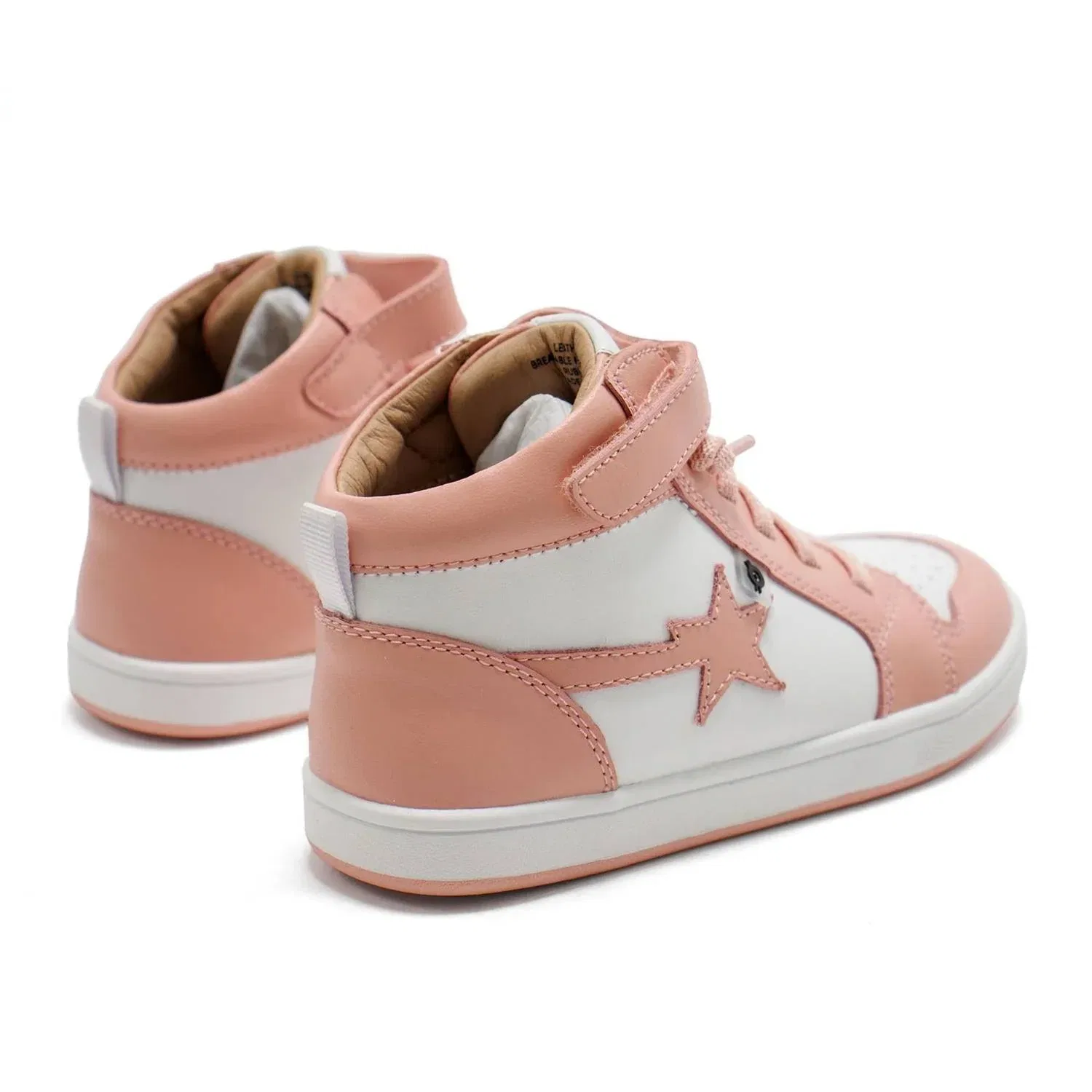Детские кроссовки на шнуровке с высокой посадкой Team Star Old Soles, Snow — фото 4