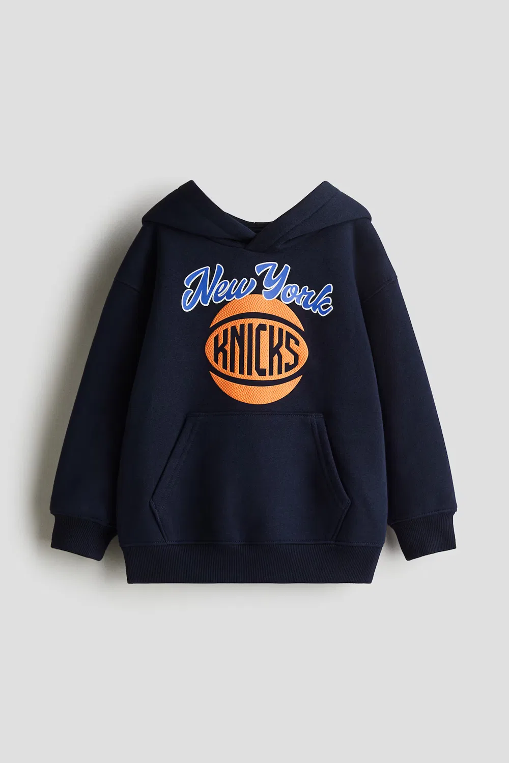 Худи с принтом H&M, Marineblau/New York Knicks